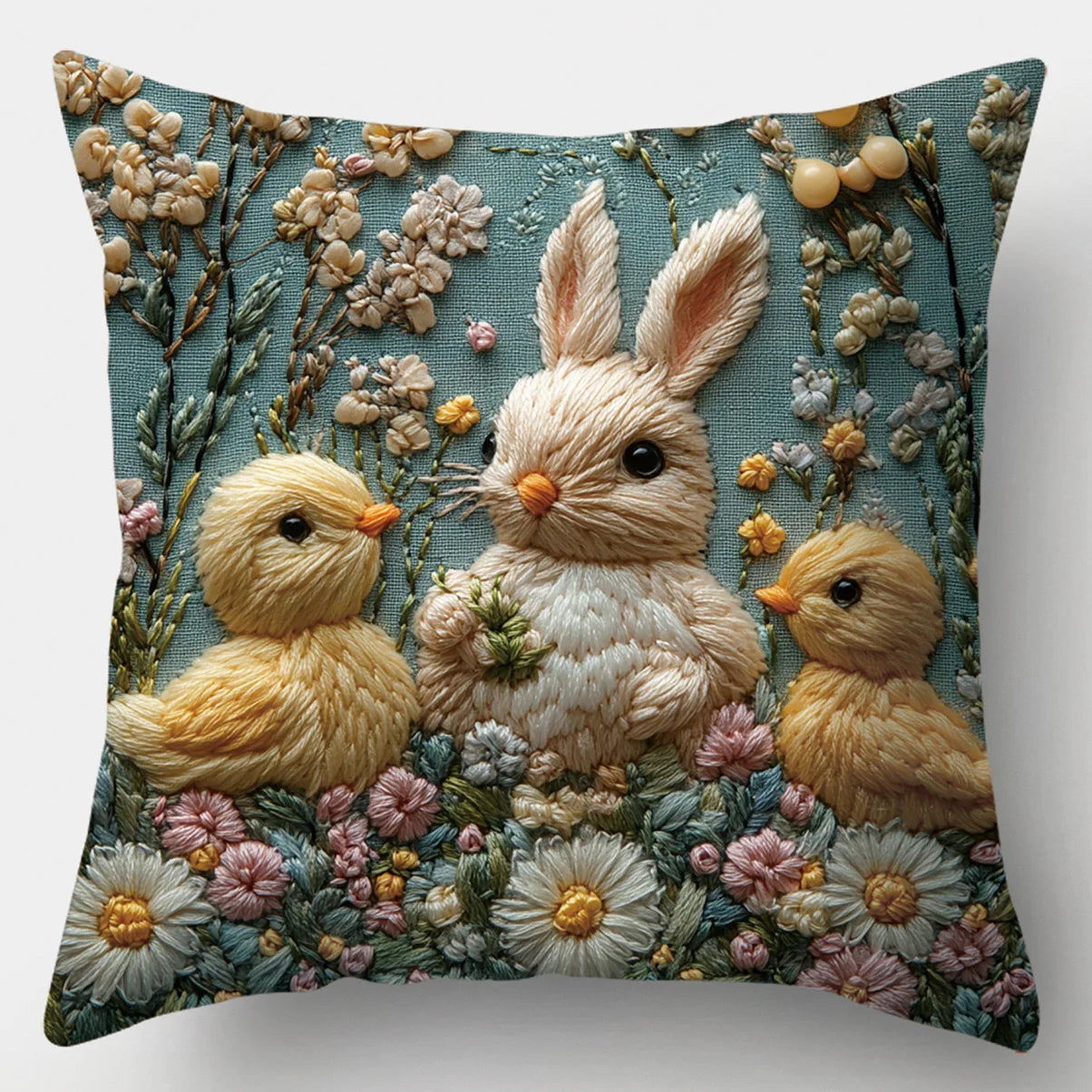 Cozzyfolk - Peep Parade Quilted Pillow Case