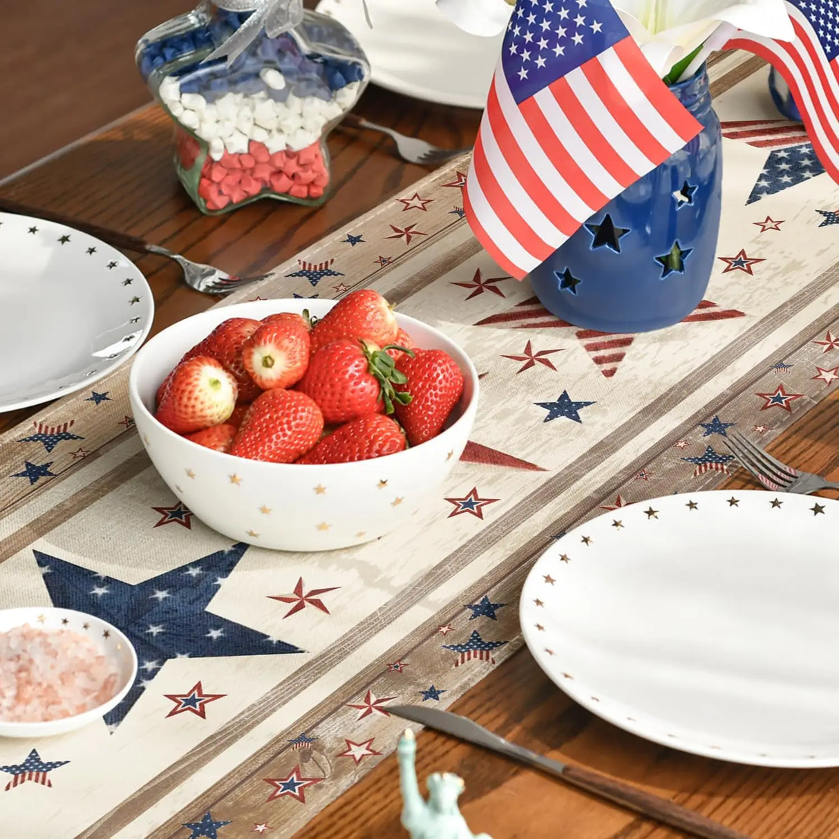 RustiGlory - Patriotic Table Runner