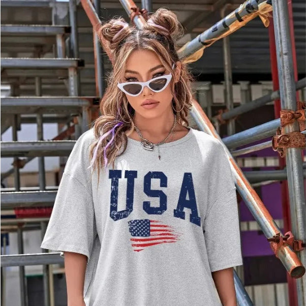RetroWave - USA Flag Tee