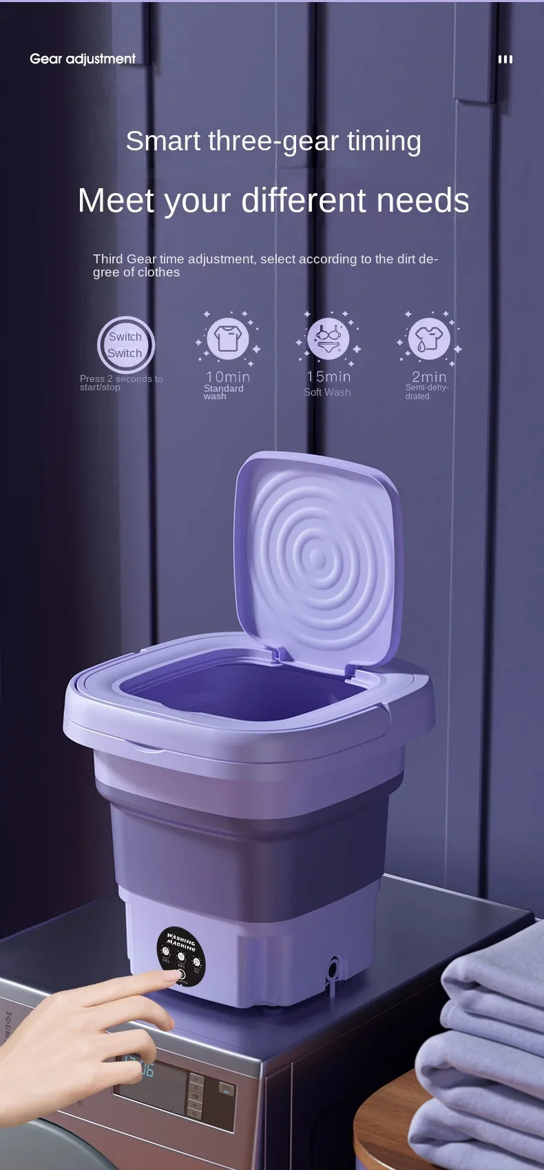 SmartWash - Compact Folding Washer