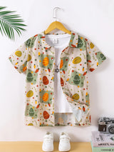 Elven - Children's Easter Short Sleeve Summer Shirt