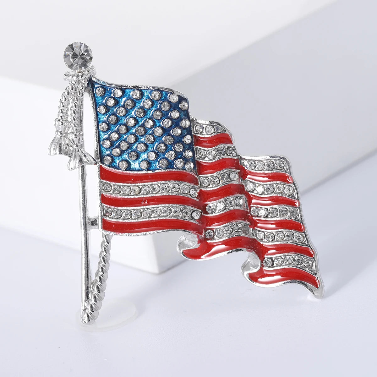 PatriotGleam - USA Flag Brooch Pin