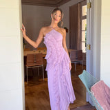 GlamTiera - Ruffled Maxi Dress