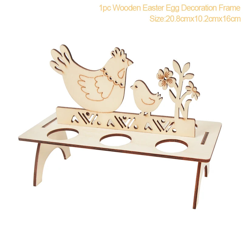 Ptichye - Wooden Easter Egg Holder Shelves