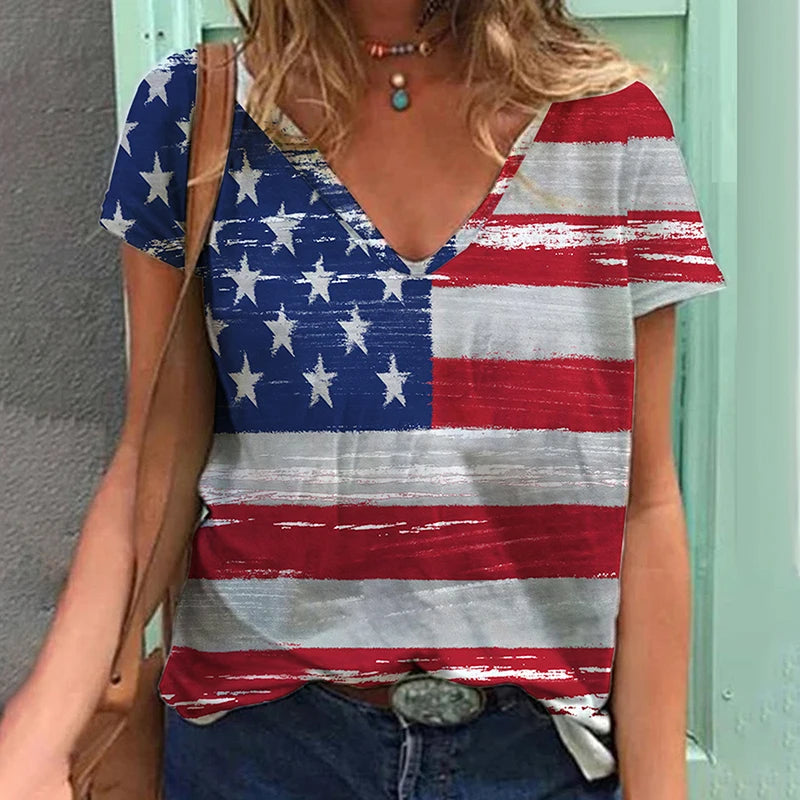StarVibe - USA Flag Street Tee