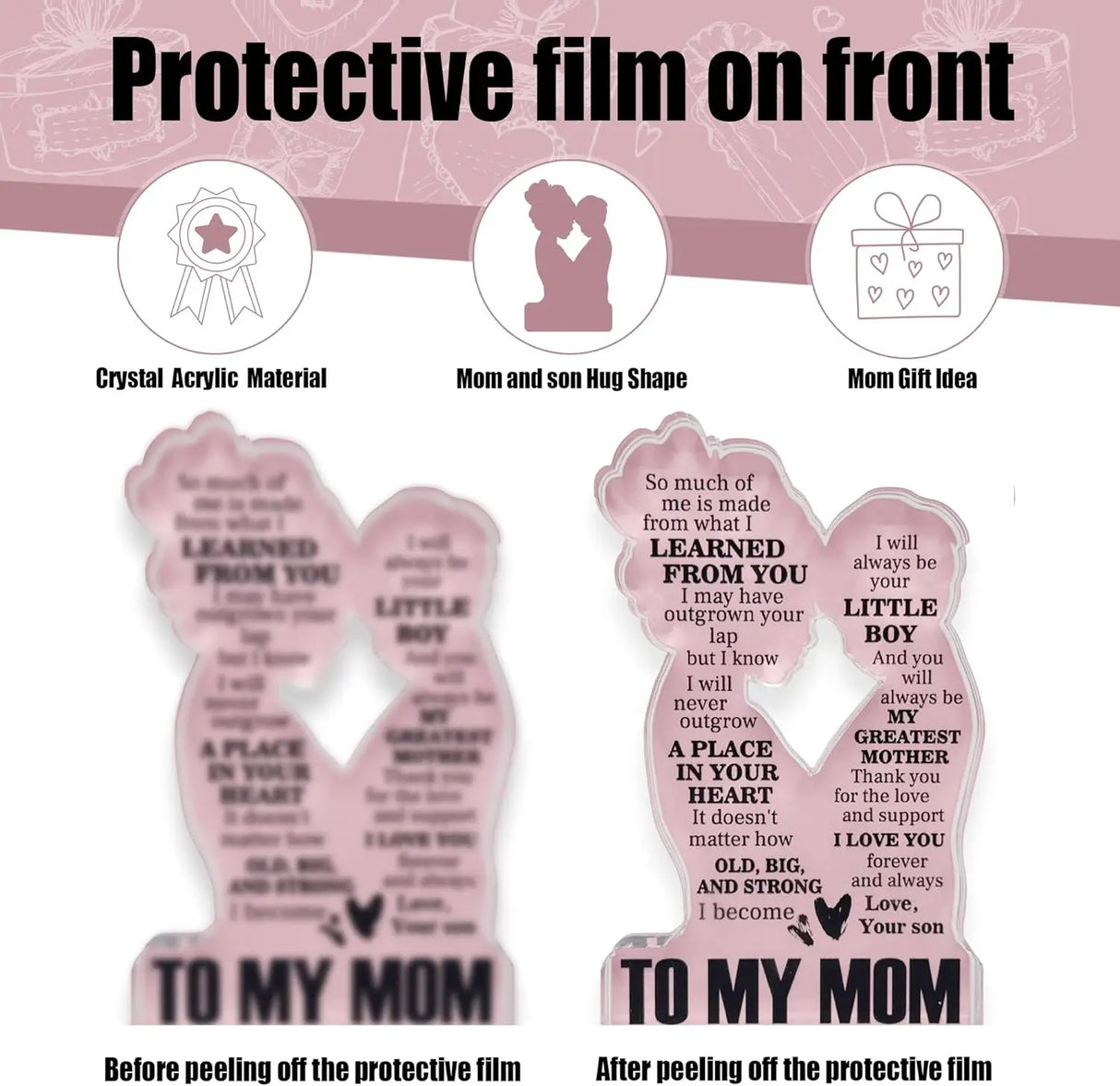 Heartify - Mom Acrylic Plaque