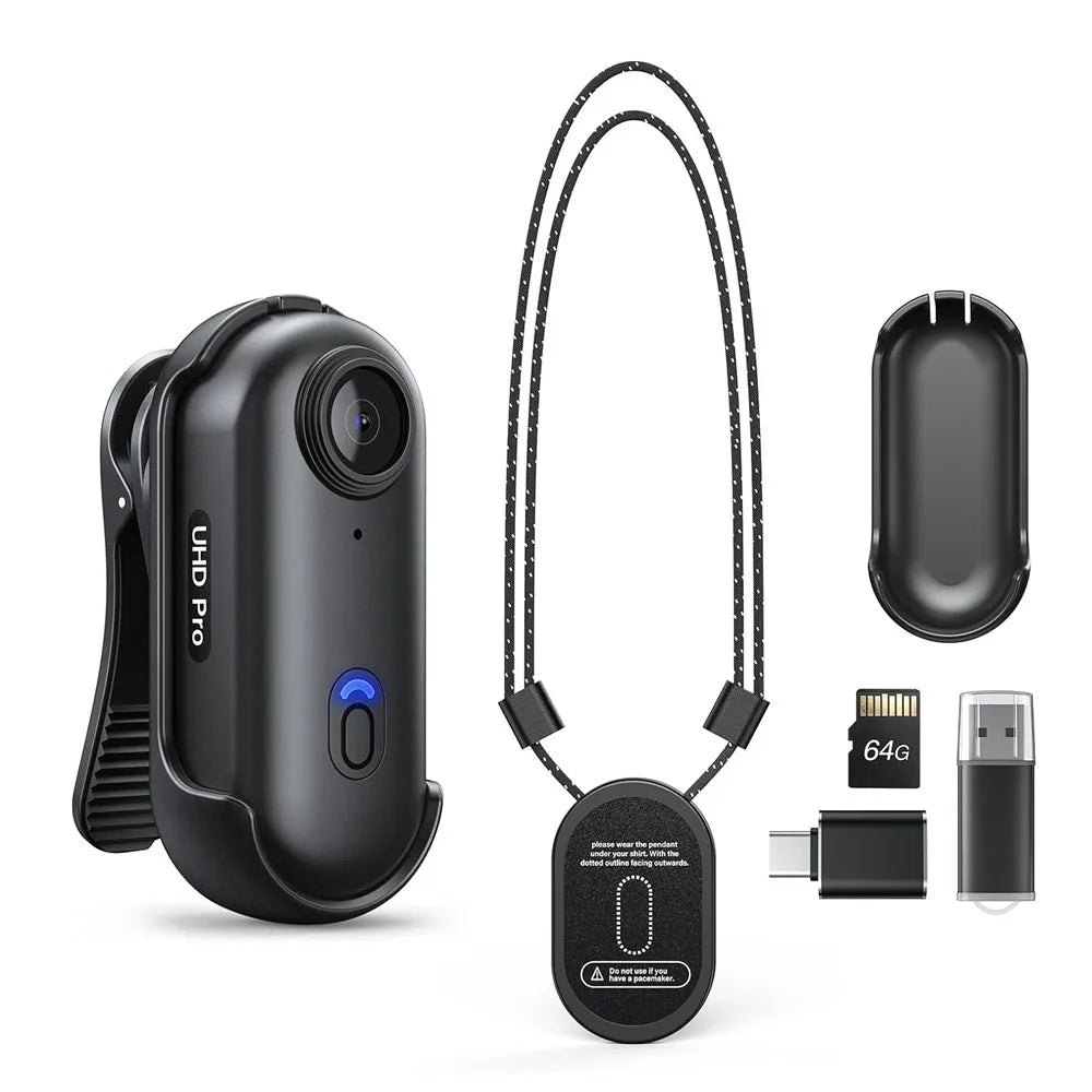 Kildij - 360°Rotatable Mini Body Camera