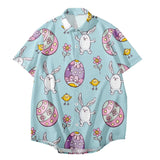 Superfica - Happy Easter 3D Rabbit Print Shirt for Men