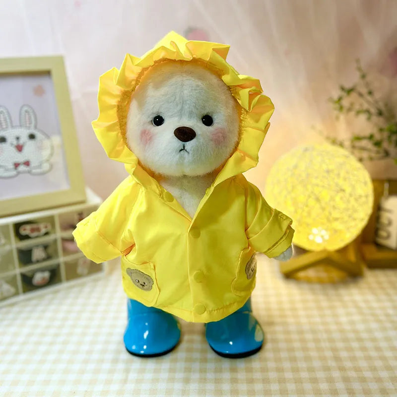 Toylly - Handmade Bear Plush Toy with Dress (30cm)