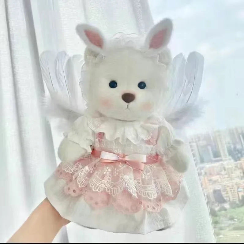 Toylly - Handmade Bear Plush Toy with Dress (30cm)