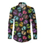 Tessera - Easter Egg 3D Printed Men's Long Sleeve Streetwear Shirt