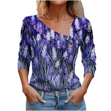 Trendiva - 3D Floral Tee