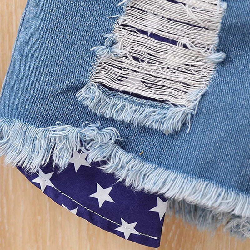FreedomChic - USA Flag Outfit Set