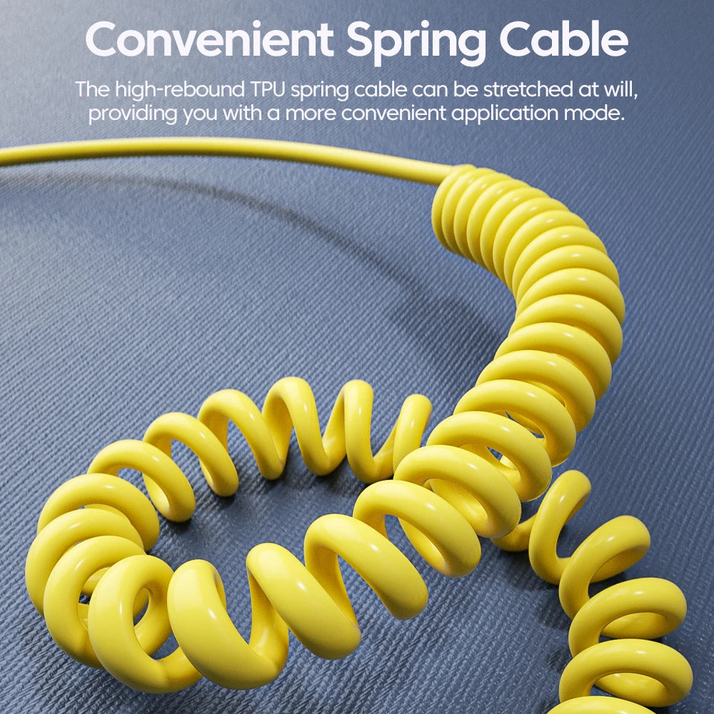 Cellibe - 4 in 1 Spring Fast Charging Cable