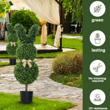 Artifeign - 35" Crafted Bunny Topiary