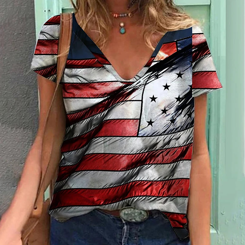 StarVibe - USA Flag Street Tee