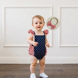 StarSpangle - Girls Patriotic Romper Set