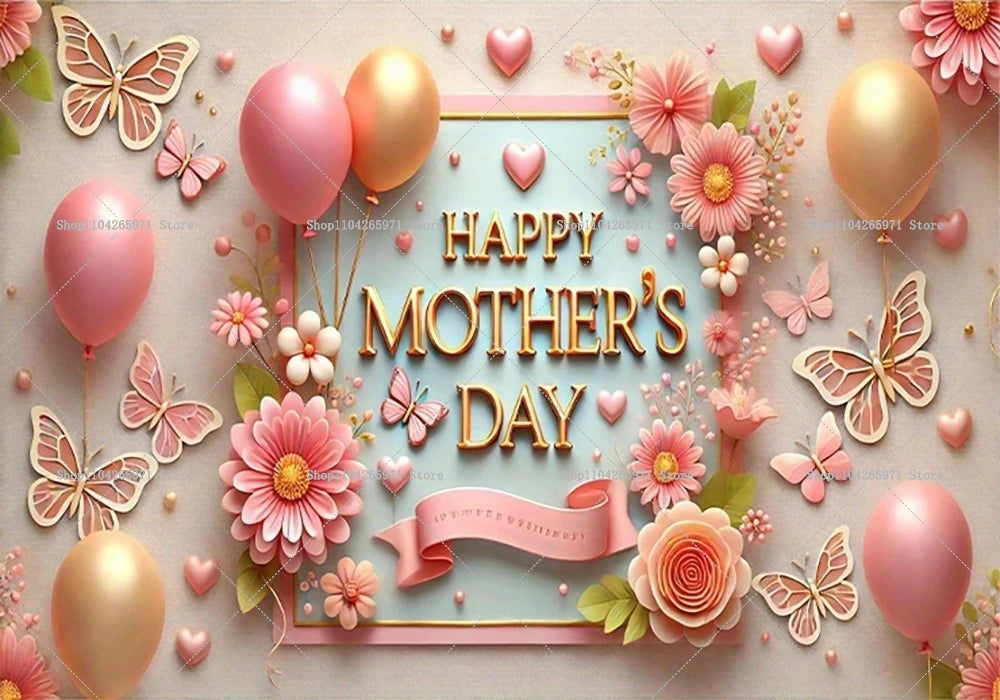 CherishMoments - Mother's Day Backdrop