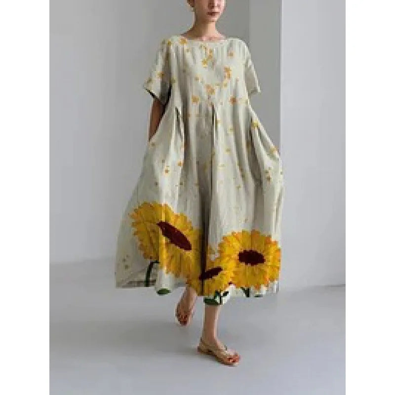 Syrahi - Floral Bohemian Dress