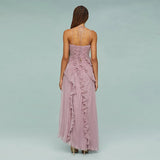 GlamTiera - Ruffled Maxi Dress