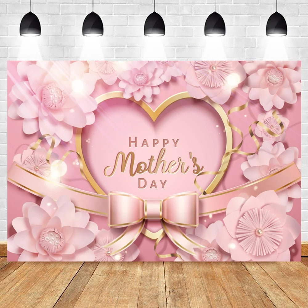 Tulip Love - Floral Photo Backdrop for Happy Mother's Day