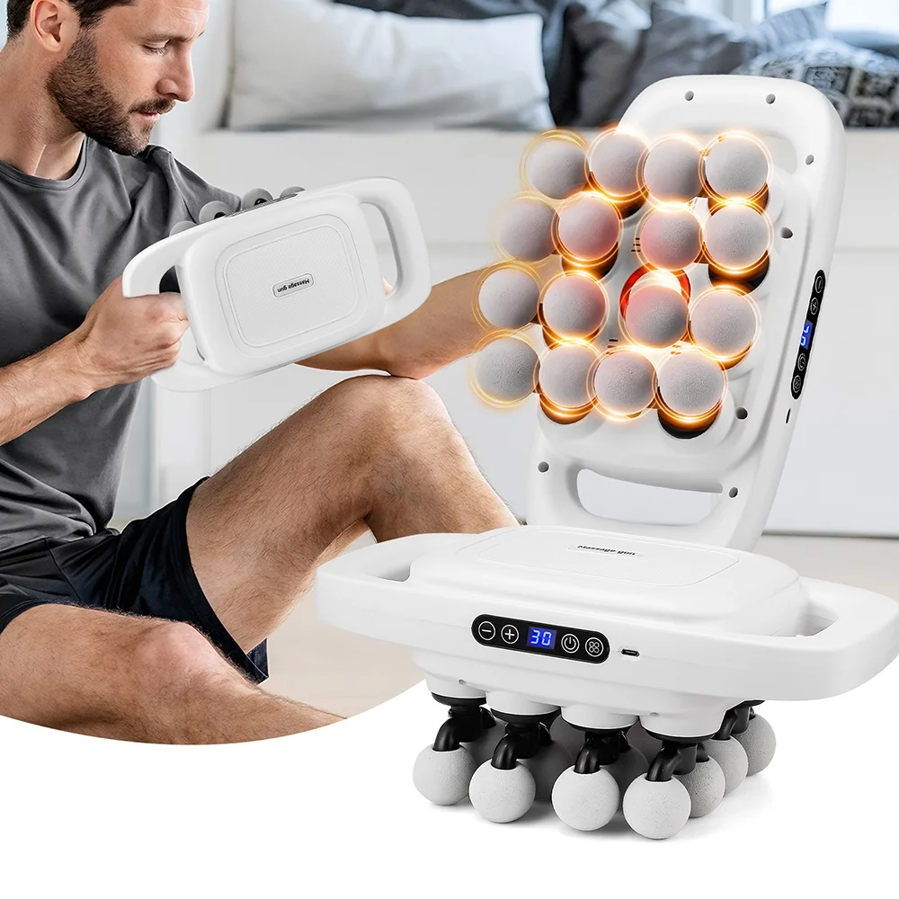 RelaxaPro - 16 Heads High-Frequency Body Massage Gun