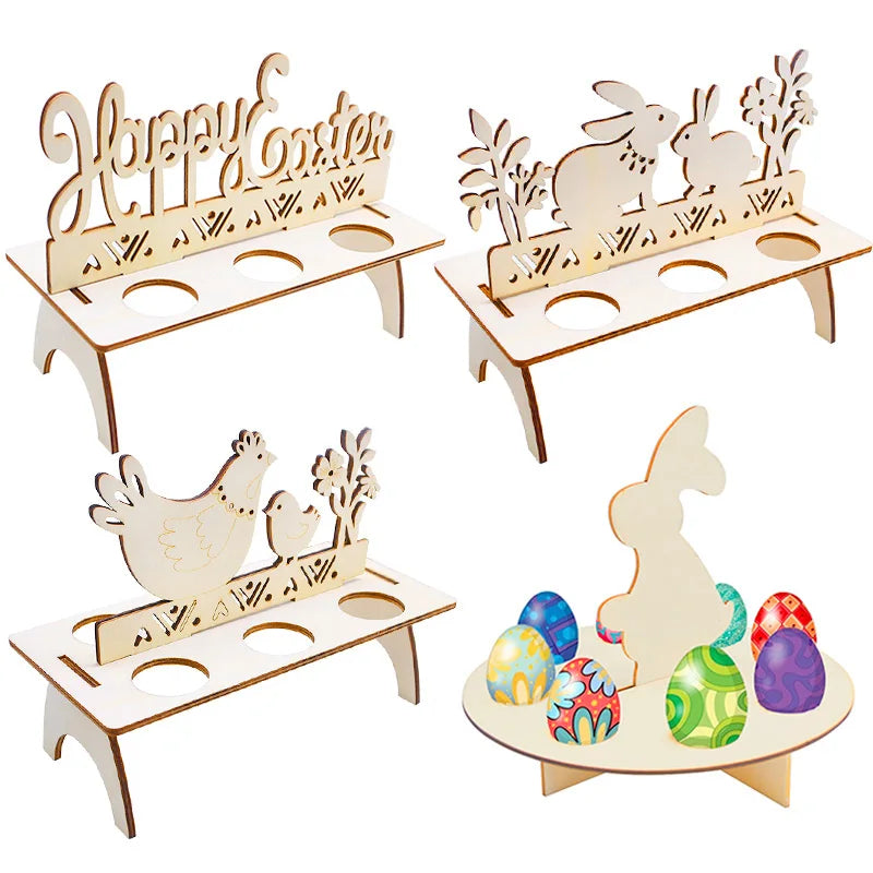 Ptichye - Wooden Easter Egg Holder Shelves