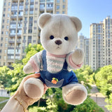 Toylly - Handmade Bear Plush Toy with Dress (30cm)