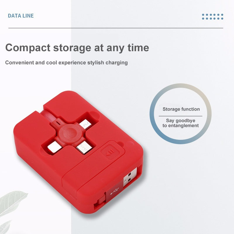 FlexiCharge - 3-in-1 Retractable Cable