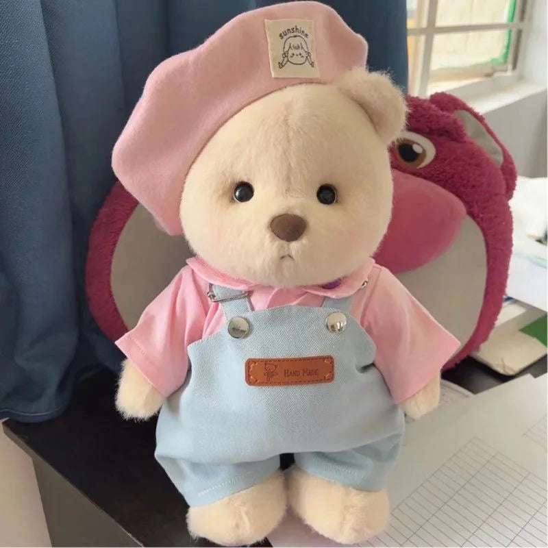 Toylly - Handmade Bear Plush Toy with Dress (30cm)