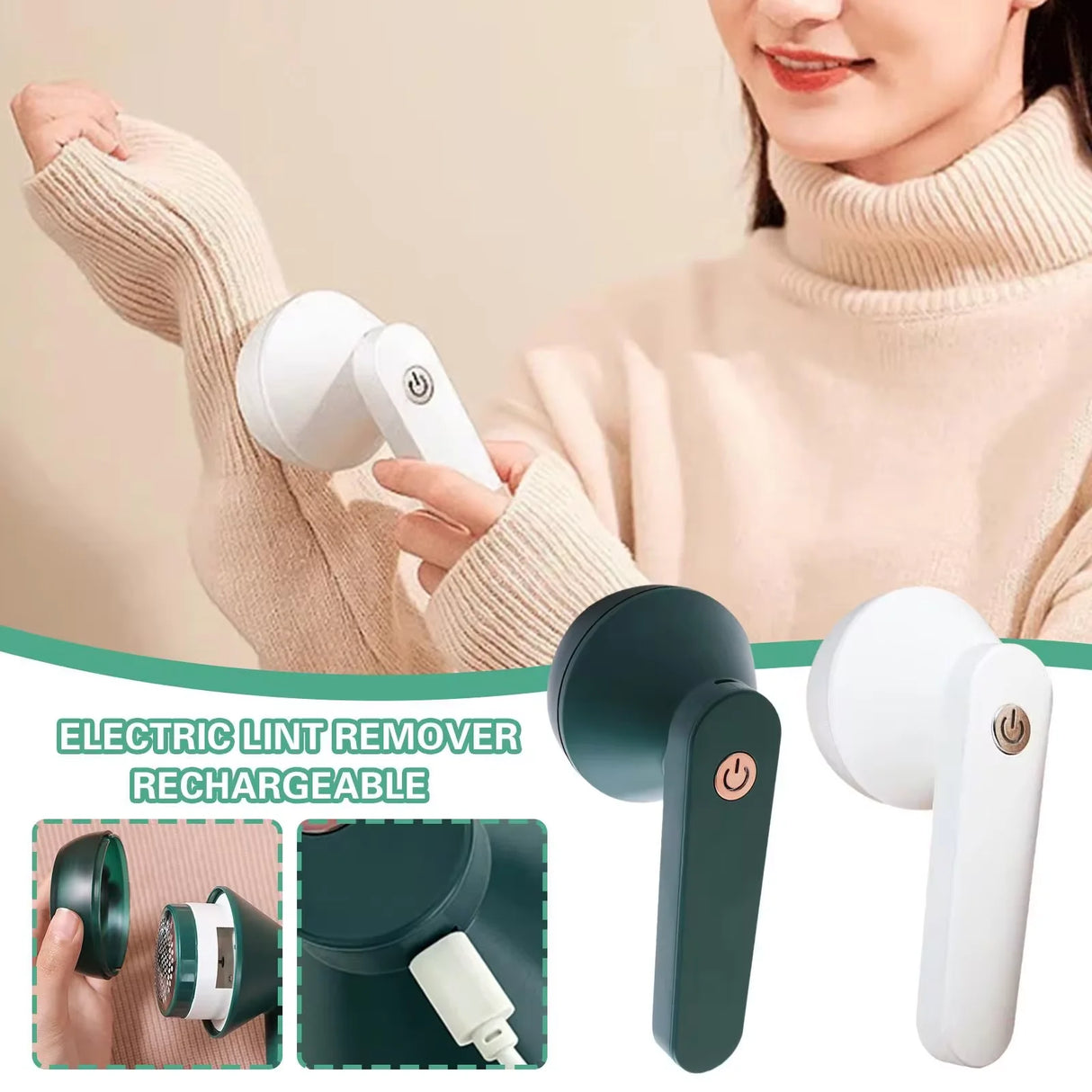 Luminiso - Electric Lint Remover Rechargeable