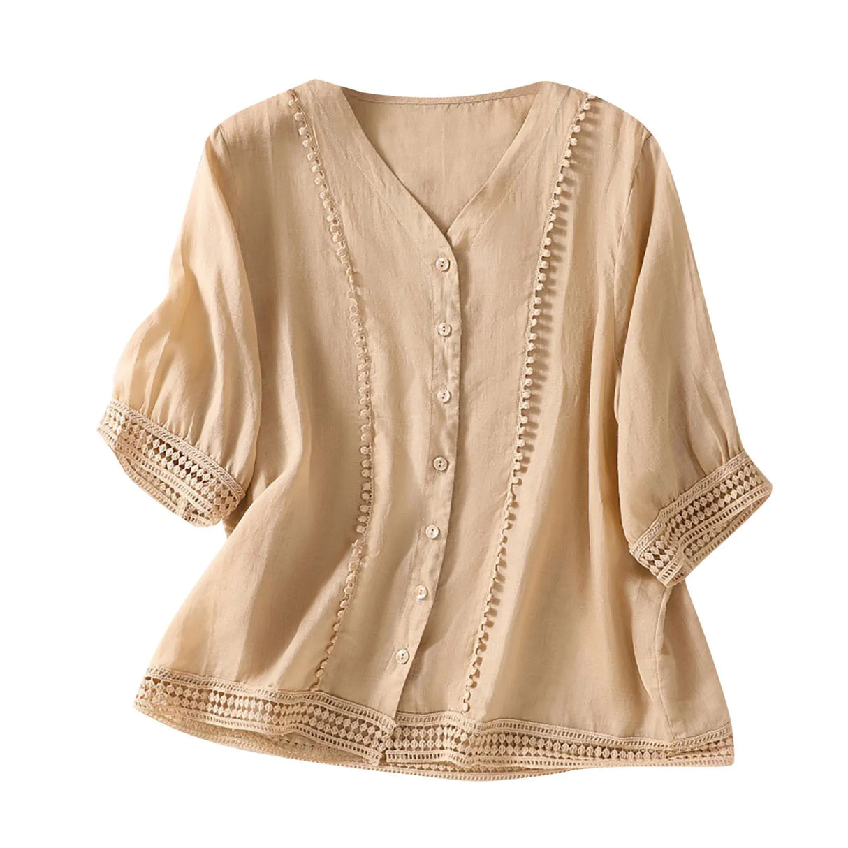 LaceLoom - Vintage Embroidered Blouse