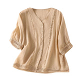 LaceLoom - Vintage Embroidered Blouse