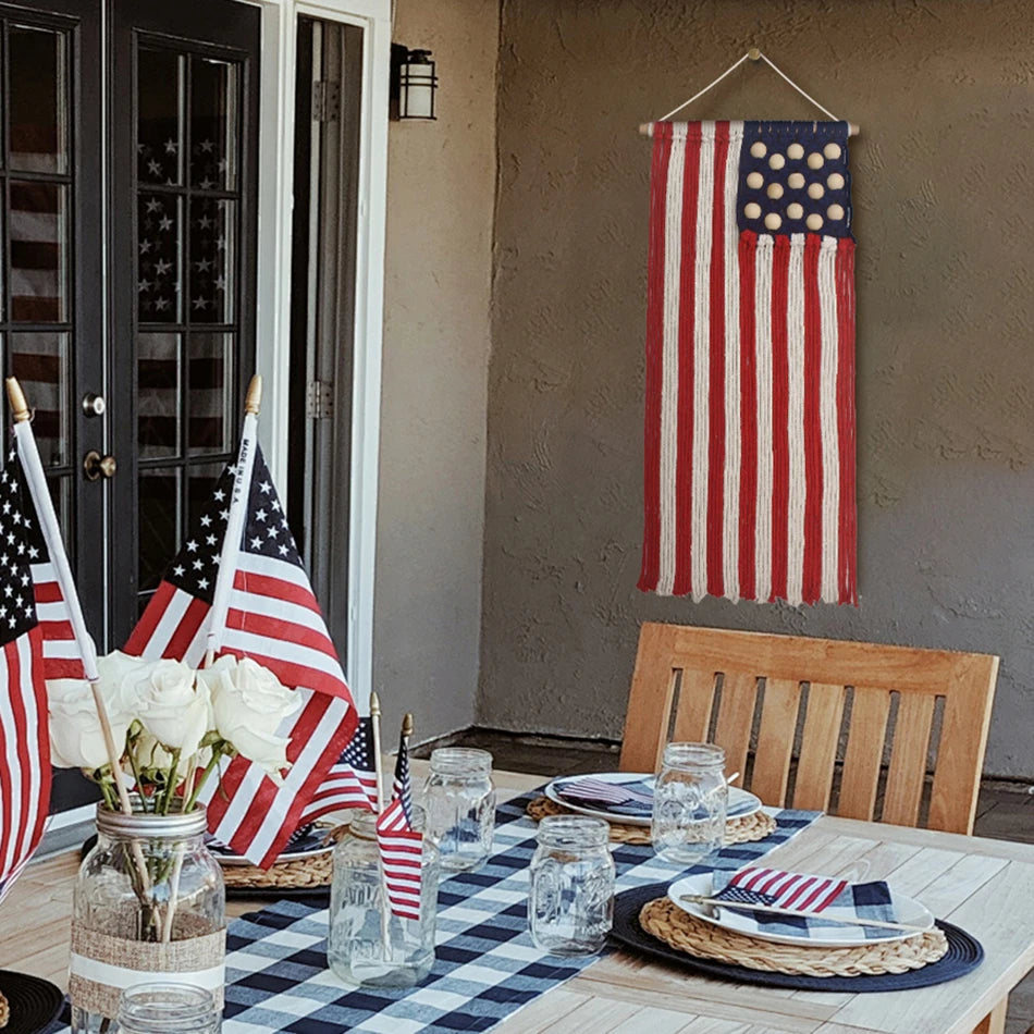 KnotNations - DIY US Flag Tapestry Kit