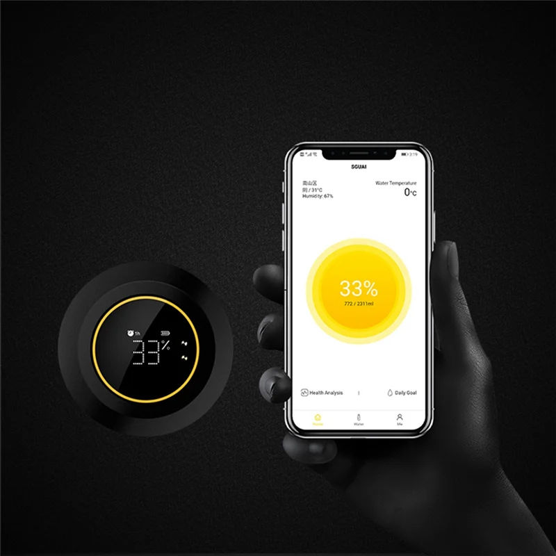 GlowTemp - Smart LCD Water Bottle
