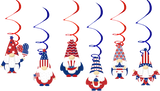 PatrioticWhirl - 4th of July Gnome Decor