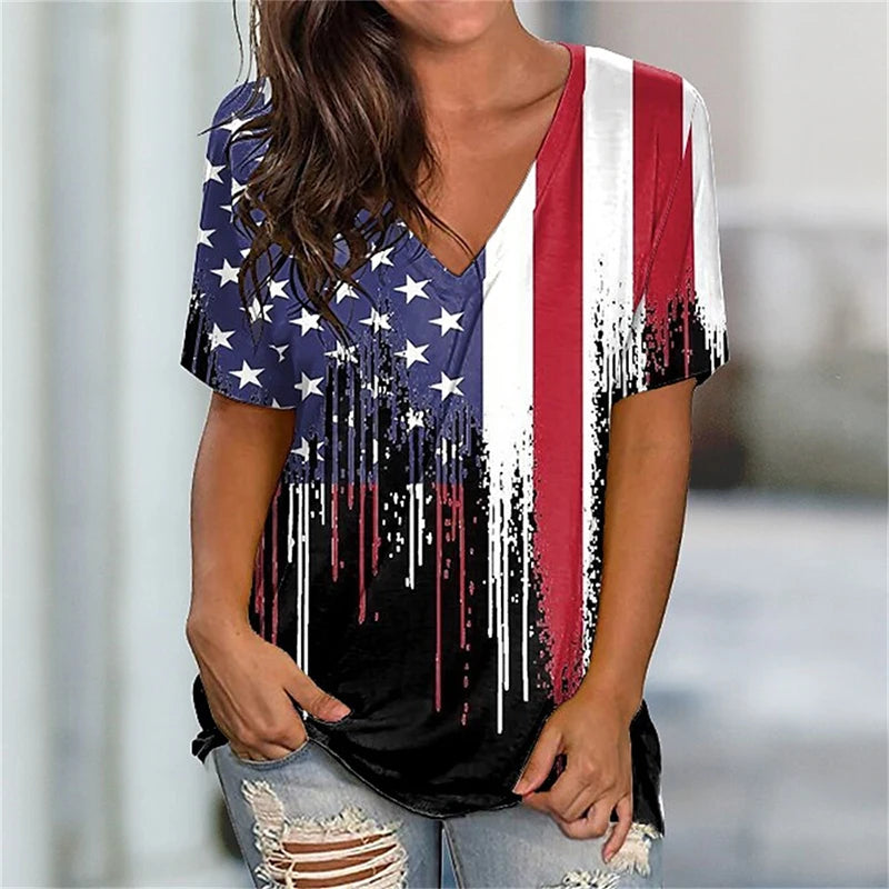 StarVibe - USA Flag Street Tee