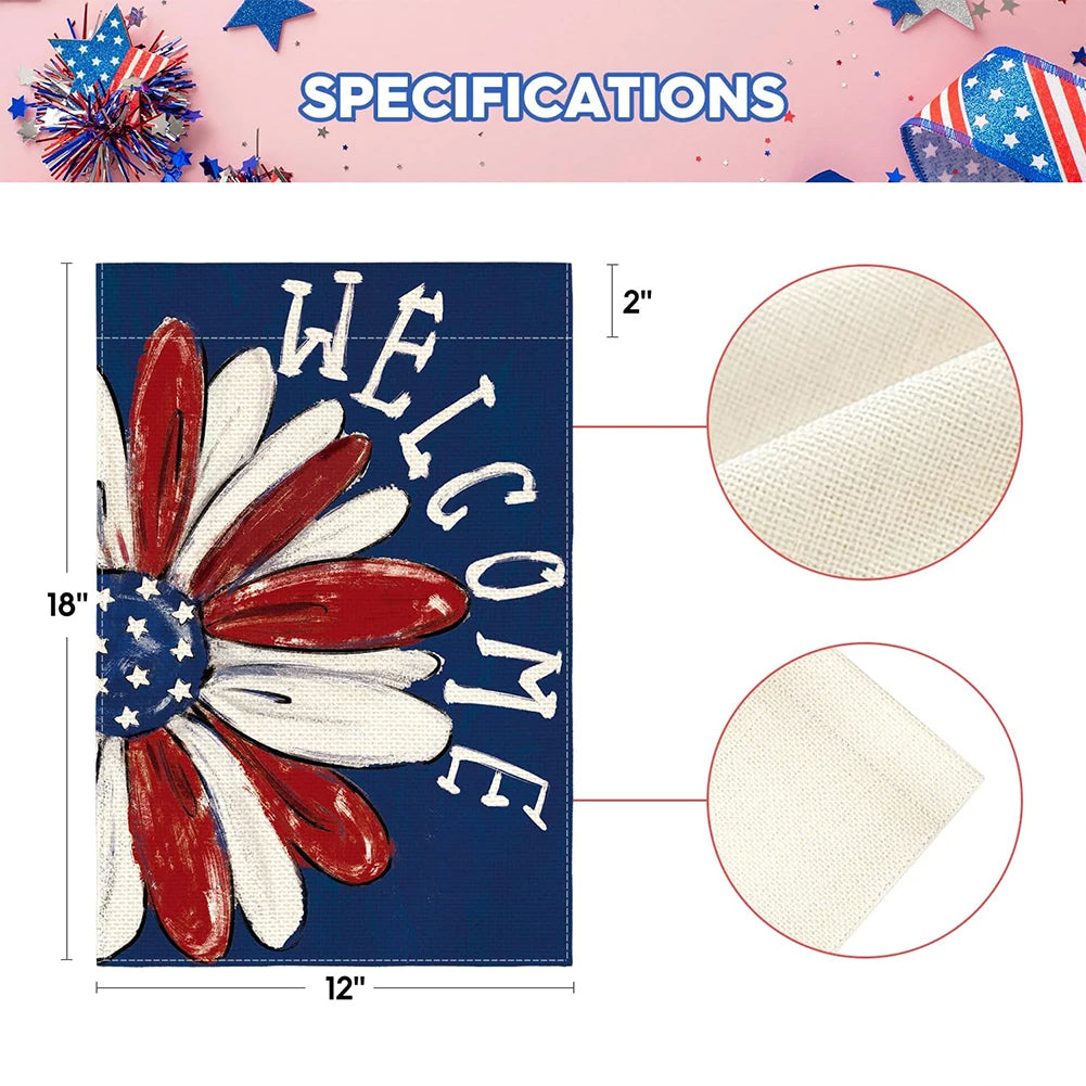 Bloomy - Independence Garden Flag