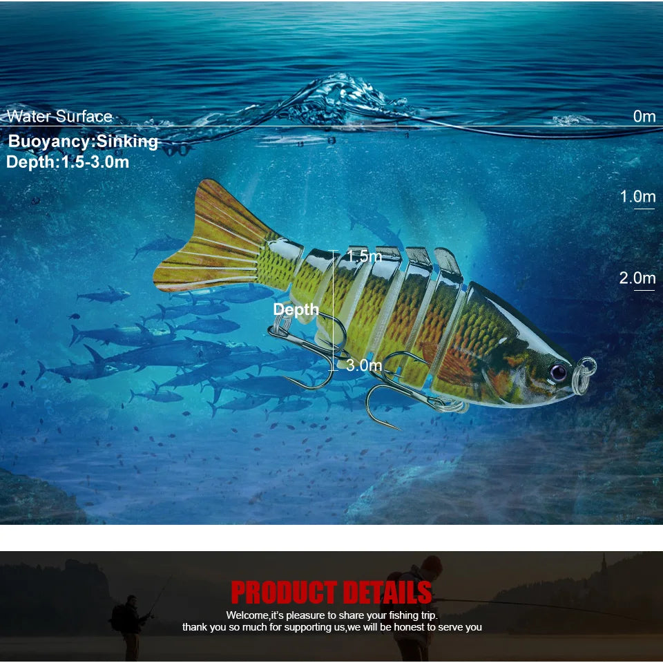 BionicStrike - Multi-Joint Fishing Lures