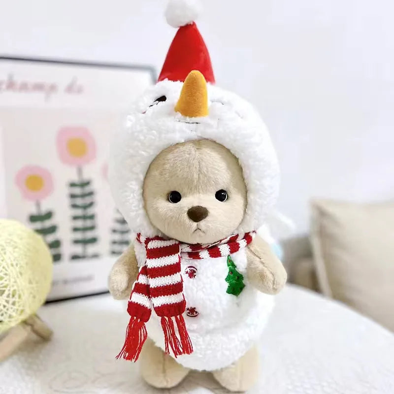 Toylly - Handmade Bear Plush Toy with Dress (30cm)