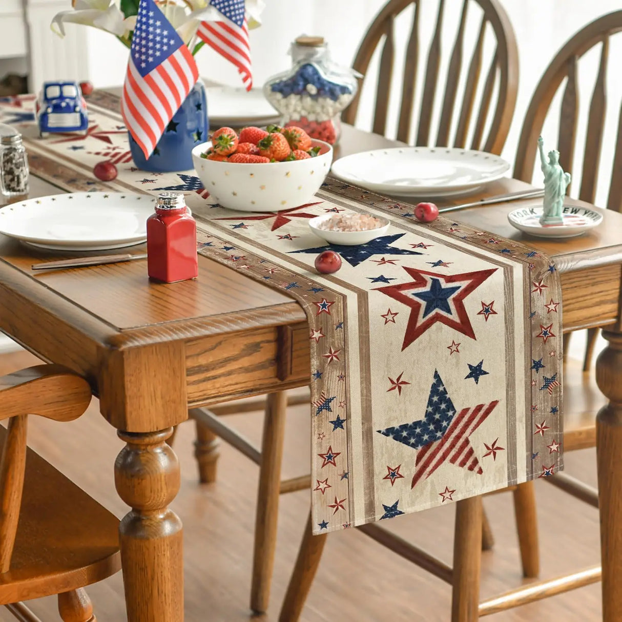 RustiGlory - Patriotic Table Runner