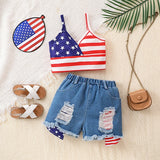 FreedomChic - USA Flag Outfit Set