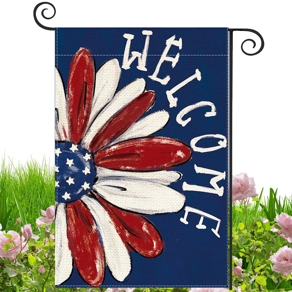 Bloomy - Independence Garden Flag