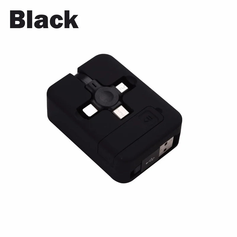 FlexiCharge - 3-in-1 Retractable Cable
