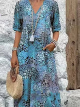 Casola - Women's Vintage Boho Dress