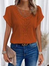 LaceEase - Elegant Casual Tee
