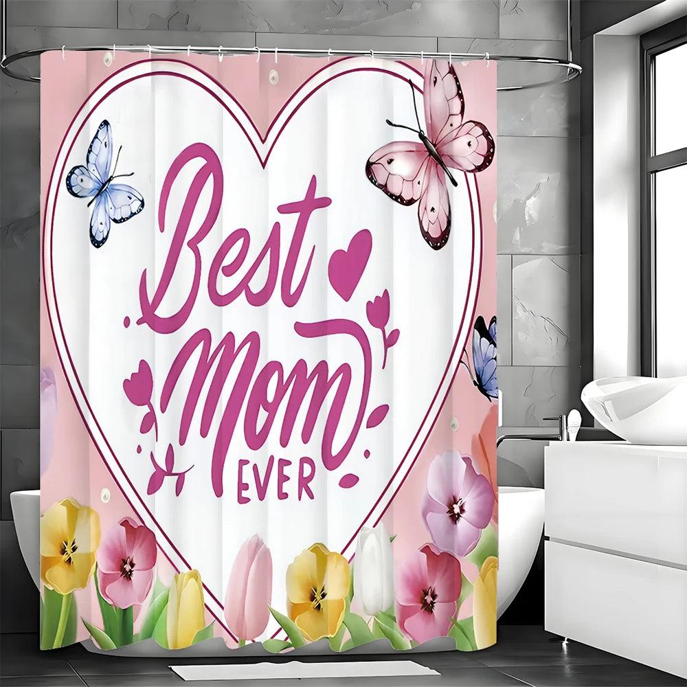Heartfelt Blossoms - Mother's Day Shower Curtain