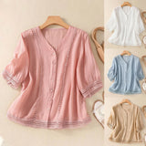 LaceLoom - Vintage Embroidered Blouse