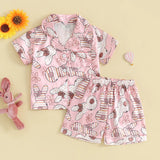 Bopsy - Cute Toddler Easter Pajamas with Bunny Print & Shorts