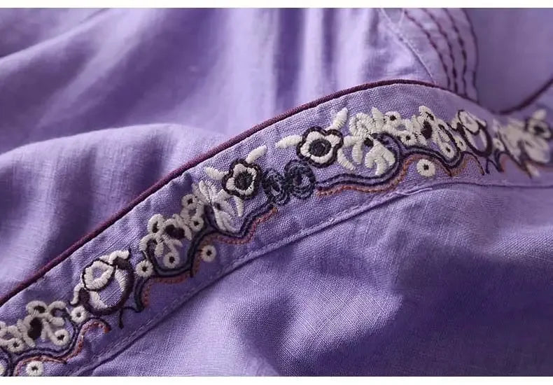 ZenMuse - Ethnic Embroidered Hanfu Top
